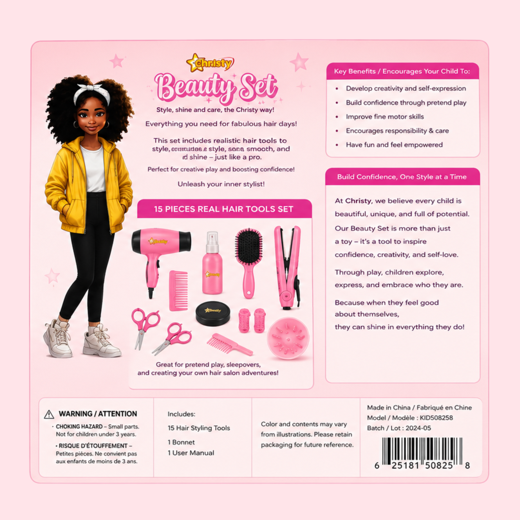 Christy Beauty Set – Coffret de coiffure